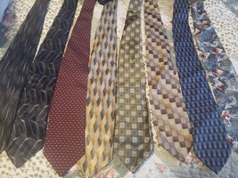 LOT OF 8 MENS TIES STAFFORD~Great Condition! - £7.78 GBP
