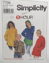 Simplicity Pattern 7798 Misses&#39; Pullover Tunic or Top Variations Size XS, S, M - $7.95