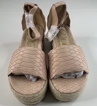 Ccocci Everlyn blush pink snake Print women’s size 5.5 espadrille sandal... - £17.80 GBP
