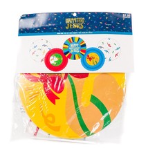 Happy Birthday Jesus Christmas Party Decorations New Paper Fans Set Hobby Lobby - £5.33 GBP