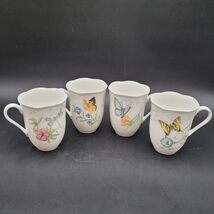 Lenox Butterfly Meadow "Dragonfly" Pattern Coffee/Tea Cups Mugs - Set of... - $32.66
