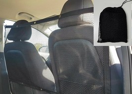 Car Net Barrier for Dogs and Pets with Storage Bag for Large SUV Vehicle - £9.80 GBP