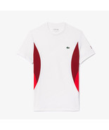 Lacoste Novak Short Sleeve T-Shirts Men&#39;s Tennis Tee Sports Red NWT TH75... - £79.34 GBP