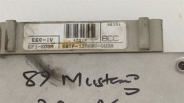 89 Ford Mustang 2.3L 5spd Manual ECU ECM PCM Engine Computer E8TF-12A650-CU3A image 2