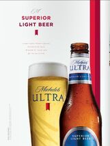 Michelob Light Beer Advertising Metal  Sign 8x12in Vintage Mancave Man C... - $452.17 MXN