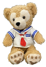 Disney Parks Duffy Bear Plush 17&quot; Hidden Mickey Sailor Brown Stuffed Animal - £12.68 GBP
