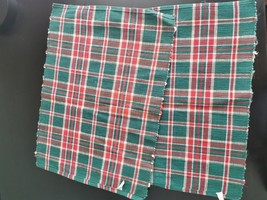 Cloth Table Mats Set Of 2,  100% Cotton, 17&quot; X13&quot; &amp; 18&quot;X13&quot; - $6.99
