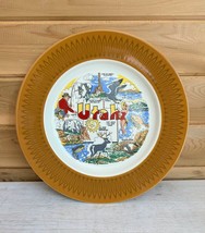 Utah State Plate Homer Loughlin Morocco Pattern Vintage 1960s - £17.94 GBP