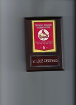 ST. LOUIS CARDINALS WORLD SERIES PLAQUE BASEBALL CHAMPIONS CHAMPS MLB - £3.88 GBP