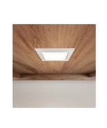 HALO 10P Recessed Ceiling Light Square Trim with Glass Albalite Lens, Wh... - £18.10 GBP