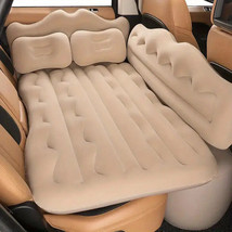 Flannel Inflatable Car Air Mattress – Portable Back Seat Bed with Car Pump, Idea - £60.88 GBP+