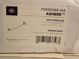 DXV D35101240.144 Ashbee 24&quot; Towel Bar in Brushed Nickel - $150.00