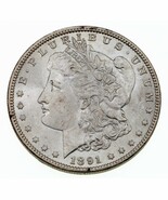 1891 Argento Morgan Dollaro IN Scelta Bu Condizioni,Eccellente Occhio Appeal - $183.13