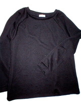 New Womens NWT $140 Sweatshirt Neiman Marcus Black L Top Large Triangles... - £86.37 GBP