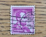 US Stamp Abraham Lincoln 4c Used Violet McAdoo PA - $2.84