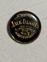 Jack Daniels Tennessee Whisky Old No.7 Black and Gold Pin Lapel Hat Vintage - £14.17 GBP