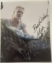 Mia Wasikowska Signed Autographed &quot;Alice in Wonderland&quot; Glossy 8x10 Photo - £26.99 GBP