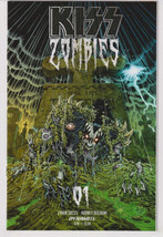 Kiss Zombies #1 7 Copy Haeser Foc Incv (Dynamite 2019) C3 &quot;New Unread&quot; - £6.41 GBP