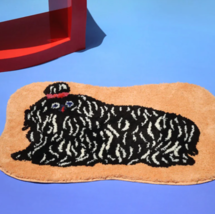 Cute Cat Dog Fluffy Rug, Dog Bathroom mat, Cartoon Fluffy rugs - £49.42 GBP
