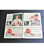 1930s Coca-Cola Something that will refresh you-Set of (2) Magazine Ads.... - £7.75 GBP