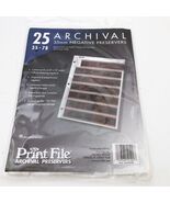 Archival 35mm Negative Preservers 25 Sheets -Print File 35-7B 35 Frames ... - €12,80 EUR