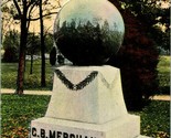 Moving Ball C.B. Merchant Grave Marion OH Ohio DB Postcard - $13.32