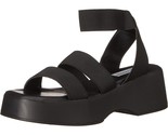 Steve Madden Women Ankle Strap Wedge Heel Sandals Sashes Size US 6 Black - $44.55