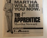 The Apprentice Print Ad Advertisement Reality Show Martha Stewart Tpa14 - £4.73 GBP