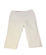 Lane Bryant Women&#39;s White Size 22 Capri Pants Blend Rayon Nylon Spandex ... - $24.95