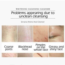 Nicotinamide Amino Acid Face Cleanser Facial Scrub Cleansing Oil Control SENANA - £6.32 GBP