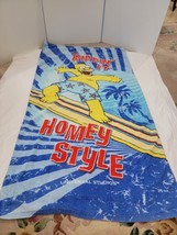 Vtg Rippin It Homey Style Homer Simpson Matt Groening Towel Universal St... - $19.99