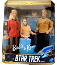 Barbie and Ken 30th Anniversary Collector Edition Star Trek Gift Set - $693.28 MXN
