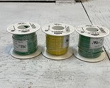 3 Pack of Alpha Wire 3053/1 | 1 Yellow 2 Green 20 AWG 300V (3 Quantity)  - £78.11 GBP