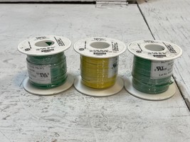 3 Pack of Alpha Wire 3053/1 | 1 Yellow 2 Green 20 AWG 300V (3 Quantity)  - £78.43 GBP