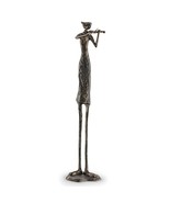 SPI Home Cast Aluminum Virtuoso Violinist Abstract Statue Figure - £205.12 GBP