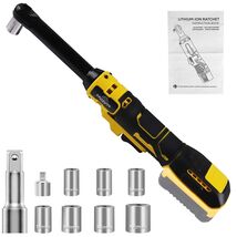 3/8&quot; Extended Cordless Ratchet Wrench for Dewalt 20V Series Batteries, 6... - $93.01