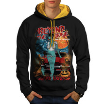 Beyond The Grave Zombie Sweatshirt Hoody Love Lust Men Contrast Hoodie - £19.23 GBP