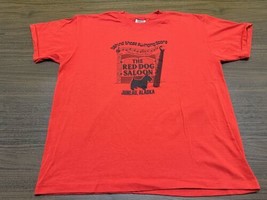 VTG Red Dog Saloon (Juneau, Alaska) Men’s Red T-Shirt - Oneita - XL - £23.69 GBP