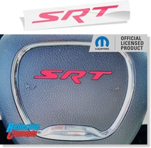 Steering Wheel SRT Overlay Decal for 2015-2023 Dodge Charger SRT - $7.99