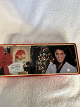 Elvis Presley Tin Box Hinged Lid 1999 Russell Stover COLLECTIBLE VTG SEE - $22.43