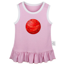 Babies Nature Mars Planet Pattern Dresses Newborn Baby Princess Dress Kids Skirt - £10.30 GBP