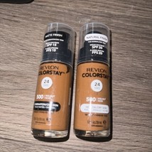 REVLON Colorstay Matte/Natural Combination/Oily Skin Makeup 500 WALNUT 1... - $14.99