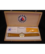 Wristwatch, Bord a&#39; Bord French Uni-Sex Solid Bronze, Genuine Leather B9 - $142.32 CAD