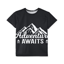 Kids Custom Design Sports Jersey Personalized with Adventure Awaits Decal - $32.96
