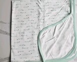Carters Baby Blanket Precious Firsts. Turtles And Snails Print Mint Gree... - $22.72