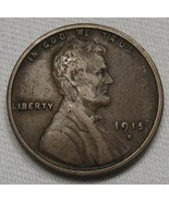 1915-S Lincoln Wheat Cent VF Coin AE457 - £20.78 GBP