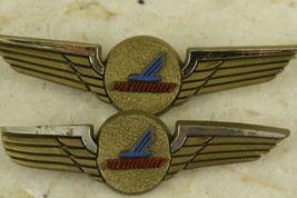 Vintage 2PC Lot Stoffel Plastic Souvenir Junior Pilot Wings Piedmont Airlines - £8.90 GBP