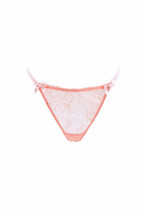 L&#39;agent By Agent Provocateur Womens Thongs Sheer Shiny Pink Size L - £15.49 GBP