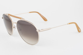 Tom Ford COLIN Gold / Brown Gradient Aviator Sunglasses TF338 28F 58mm - £129.12 GBP