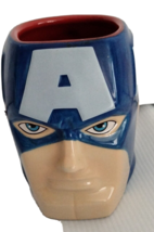 2011 Disney Marvel Captain America Ceramic Coffee Mug - $19.83